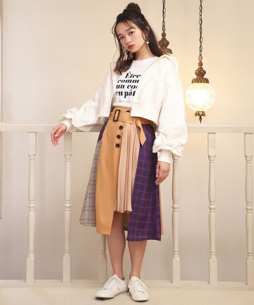 one after another NICE CLAUP（ワンアフターアナザーナイスクラップ）の「ロゴプリントTシャツ（Tシャツ/カットソー・レディース・ブラック/オフホワイト・FREE）」の8枚目の写真