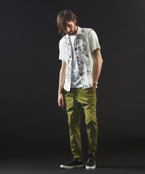 5351 POUR LES HOMMES(ゴーサンゴーイチプールオム)の「【クルーネック】プライマリースムース半袖Tシャツ(Tシャツ/カットソー・メンズ・ホワイト/チャコールグレー/ブラック・44/46/48/50)」の13枚目の写真