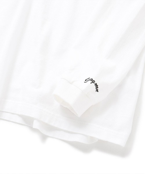 SEAGREEN(シーグリーン)の「SEAGREEN(シーグリーン)×SURFRIDER L/S1 カットソー(Tシャツ/カットソー・メンズ・ホワイト/チャコールグレー・1/2/3)」の10枚目の写真