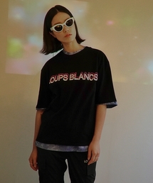 【LOUPS BLANCS 】ダブル ロゴ ティーシャツ