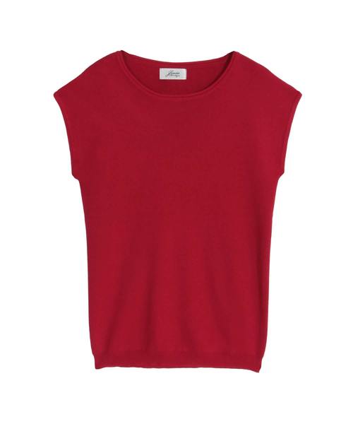 Julia Boutique（ジュリアブティック）の「フレンチスリーブトップス・カットソー/510434（Tシャツ/カットソー・レディース・ホワイト/ブラック/ベージュ/ネイビー/レッド/イエロー/グリーン/ラベンダー/オレンジ・ONE）」の12枚目の写真