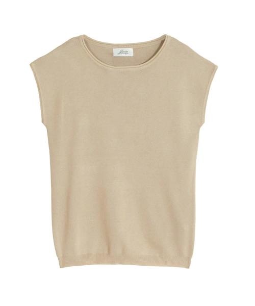 Julia Boutique（ジュリアブティック）の「フレンチスリーブトップス・カットソー/510434（Tシャツ/カットソー・レディース・ホワイト/ブラック/ベージュ/ネイビー/レッド/イエロー/グリーン/ラベンダー/オレンジ・ONE）」の14枚目の写真