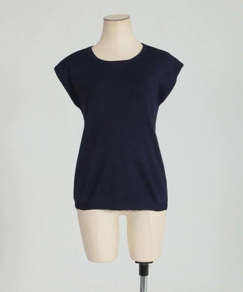 Julia Boutique（ジュリアブティック）の「フレンチスリーブトップス・カットソー/510434（Tシャツ/カットソー・レディース・ホワイト/ブラック/ベージュ/ネイビー/レッド/イエロー/グリーン/ラベンダー/オレンジ・ONE）」の15枚目の写真