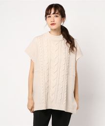 notch. | ハイネックケーブルニットベスト(ベスト)