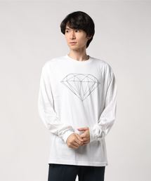 Diamond SUPPLY CO. | Diamond Supply Co./ダイアモンド S.OG SCRIP LSTEE ビックシルエットロンT(Tシャツ/カットソー)