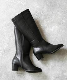 menue（メヌエ）の「幅広『4E』ロングブーツ（ブーツ）」