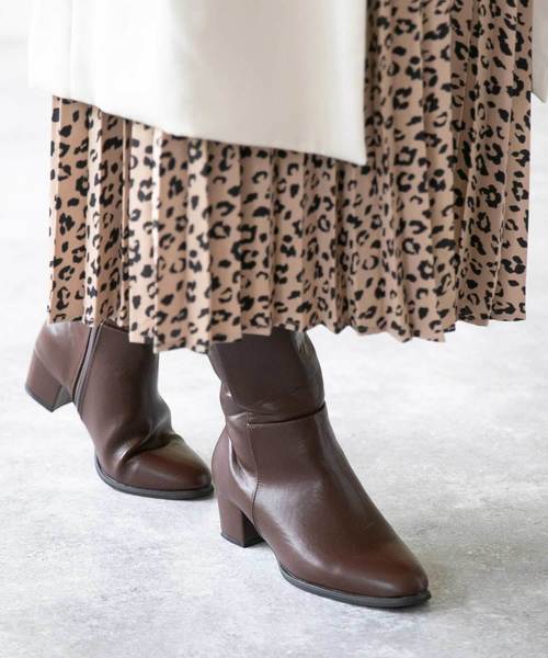 menue（メヌエ）の「幅広『4E』ロングブーツ（ブーツ・レディース・ブラック/ダークブラウン/ブラック系その他/ブラック系その他2・XS/S/M/L/LL/3L）」の13枚目の写真