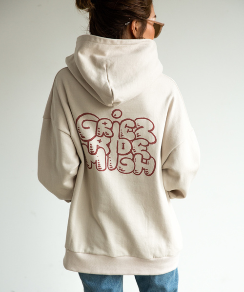 GRIEZ(グリーズ)の「【GRIEZ】ビックロゴバックプリントパーカー(パーカー・メンズ・ブラック/ナチュラル/パープル/オレンジ・MEDIUM/LARGE)」の19枚目の写真