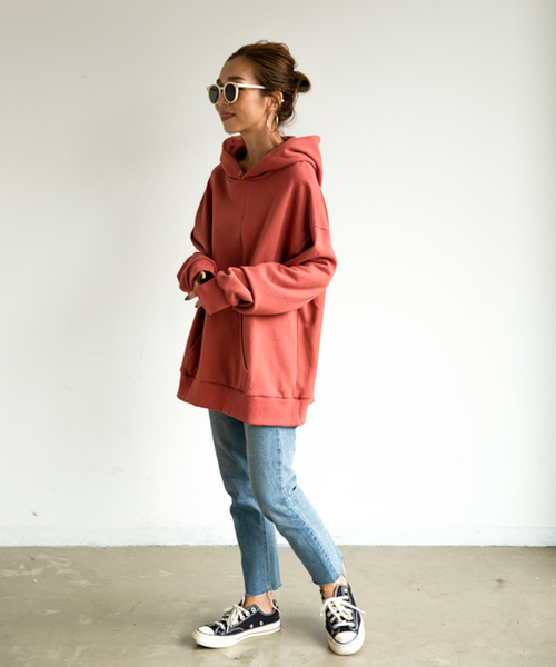 GRIEZ(グリーズ)の「【GRIEZ】ビックロゴバックプリントパーカー(パーカー・メンズ・ブラック/ナチュラル/パープル/オレンジ・MEDIUM/LARGE)」の12枚目の写真