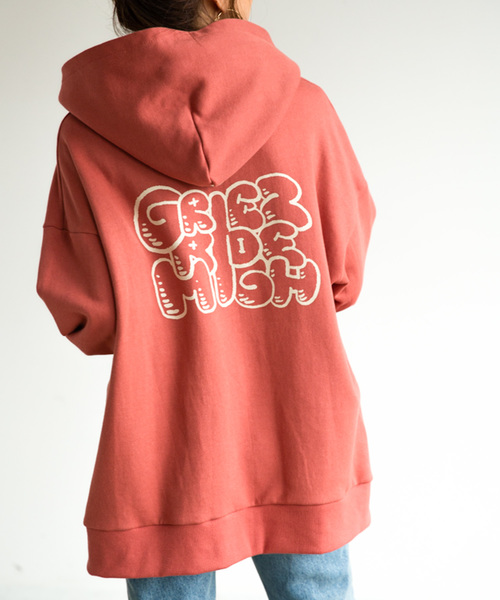 GRIEZ(グリーズ)の「【GRIEZ】ビックロゴバックプリントパーカー(パーカー・メンズ・ブラック/ナチュラル/パープル/オレンジ・MEDIUM/LARGE)」の17枚目の写真