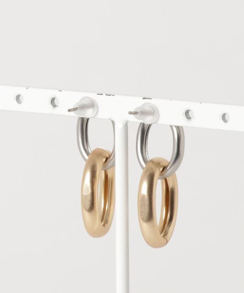 WEGO（ウィゴー）の「WEGO/ミックスメタルピアス（ピアス（両耳用）・レディース・その他1/その他2/その他3・FREE）」の4枚目の写真