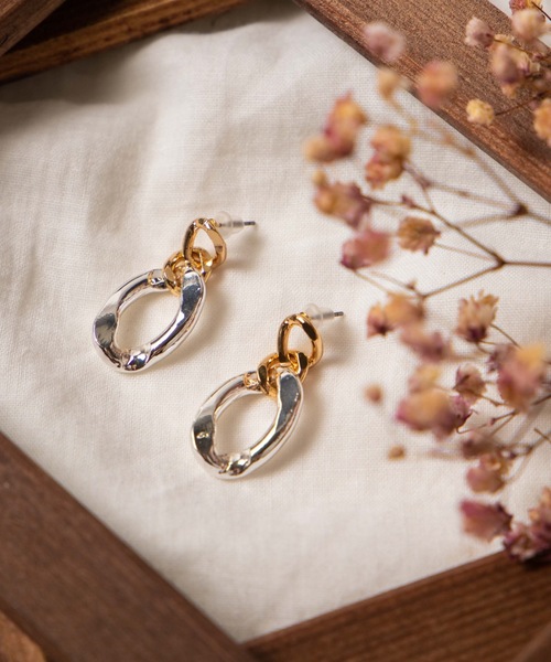 WEGO（ウィゴー）の「WEGO/ミックスメタルピアス（ピアス（両耳用）・レディース・その他1/その他2/その他3・FREE）」の3枚目の写真