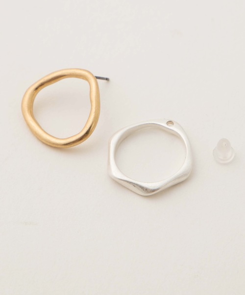 WEGO（ウィゴー）の「WEGO/ミックスメタルピアス（ピアス（両耳用）・レディース・その他1/その他2/その他3・FREE）」の5枚目の写真