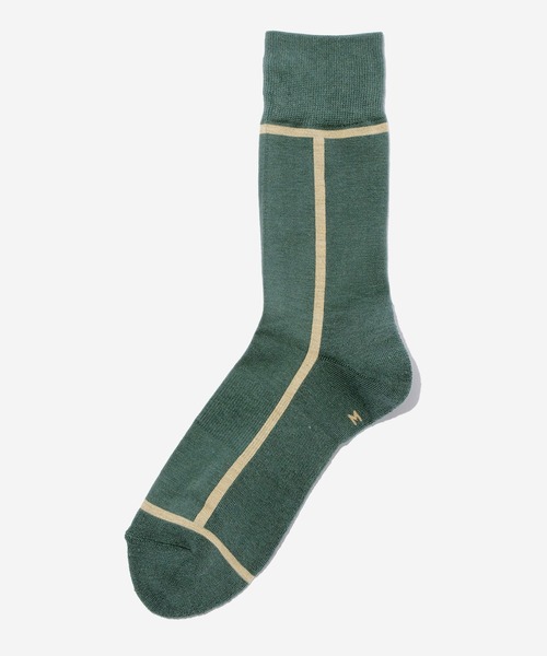 CHICSTOCKS(シックストックス)の「LINE SOCKS(ソックス/靴下)」|グリーン系その他2