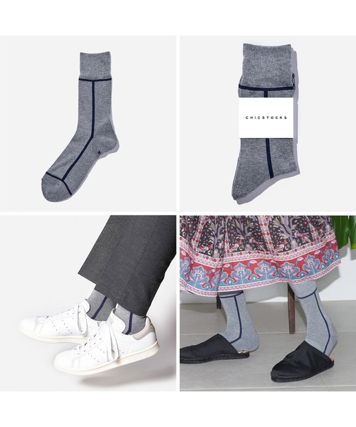 ラインソックス（ソックス/靴下）｜CHICSTOCKS（シックス