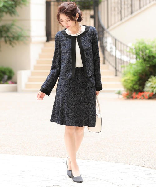 Fashion Letter(ファッションレター)の「入学式用3点セットスカートスーツ(スーツセット・レディース・ベージュ/ネイビー/グレー・M/L/XL)」の20枚目の写真