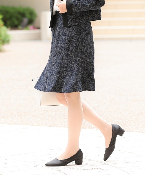 Fashion Letter(ファッションレター)の「入学式用3点セットスカートスーツ(スーツセット・レディース・ベージュ/ネイビー/グレー・M/L/XL)」の15枚目の写真