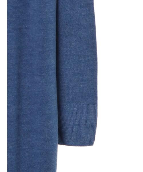 AMERICAN HOLIC（アメリカンホリック）の「ミニハイネックドロップショルダーニットワンピース　＊（ワンピース・レディース・ブラウン/ブルー/モカ/ライトベージュ/グレー系その他2・M/L）」の12枚目の写真