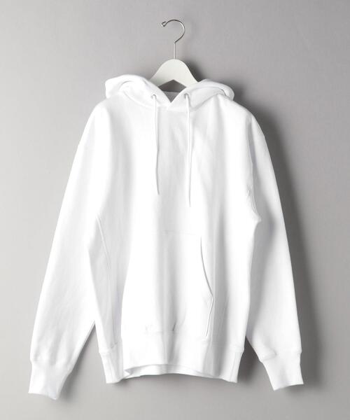 BEAUTY&YOUTH UNITED ARROWS（ビューティーアンドユースユナイテッドアローズ）の「BY ノーブル スウェット パーカー（パーカー・メンズ・ホワイト/シルバー/ピンク・XX-LARGE/X-LARGE/MEDIUM/LARGE/SMALL）」の2枚目の写真