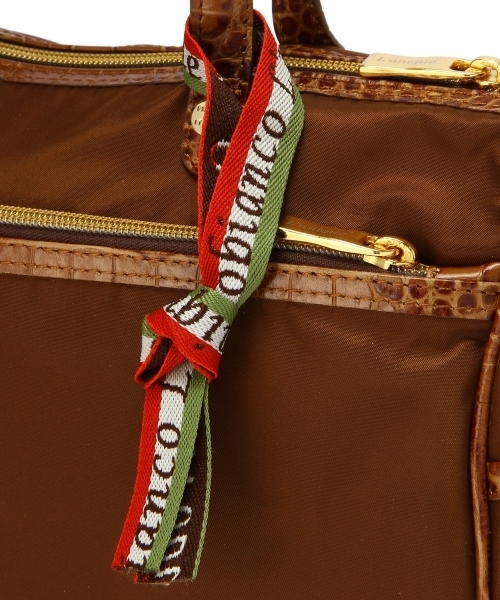 Orobianco（オロビアンコ）の「[オロビアンコ]OROBIANCO ボストンバッグ（ショルダーバッグ・レディース・ブラック/ブラウン・フリー）」の6枚目の写真