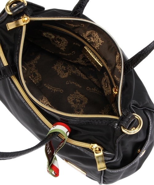 Orobianco（オロビアンコ）の「[オロビアンコ]OROBIANCO ボストンバッグ（ショルダーバッグ・レディース・ブラック/ブラウン・フリー）」の10枚目の写真