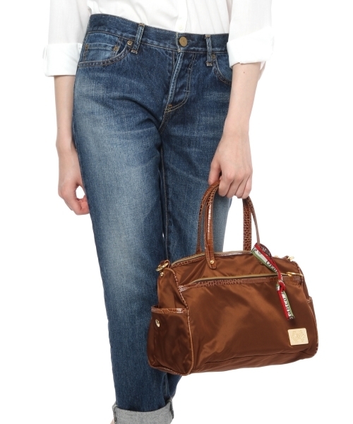 Orobianco（オロビアンコ）の「[オロビアンコ]OROBIANCO ボストンバッグ（ショルダーバッグ・レディース・ブラック/ブラウン・フリー）」の16枚目の写真