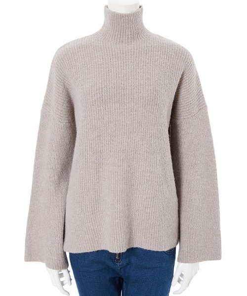 fifth（フィフス）の「ハイネックドロップショルダーニット（ニット/セーター・レディース・グレー/グリーン・MEDIUM）」の13枚目の写真