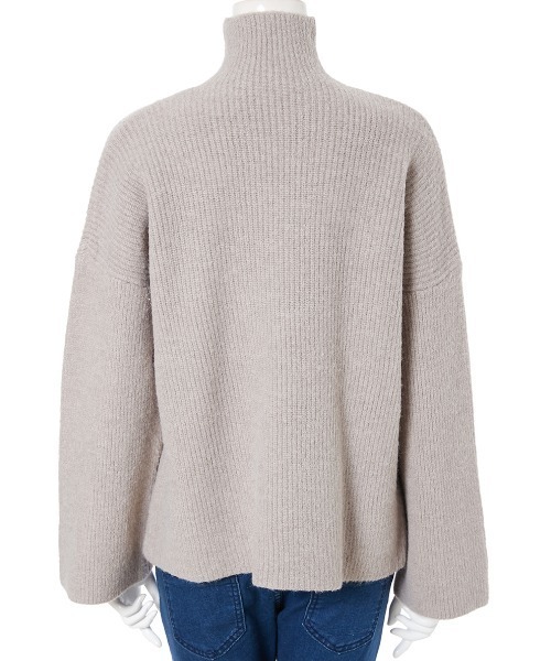 fifth（フィフス）の「ハイネックドロップショルダーニット（ニット/セーター・レディース・グレー/グリーン・MEDIUM）」の4枚目の写真