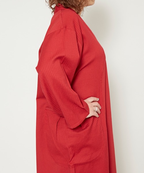 カヤ(カヤ)の「【カヤ】単衣(ひとえ)貫頭衣ワンピース(ワンピース・レディース・ブラック/レッド/ブルー・FREE)」の14枚目の写真