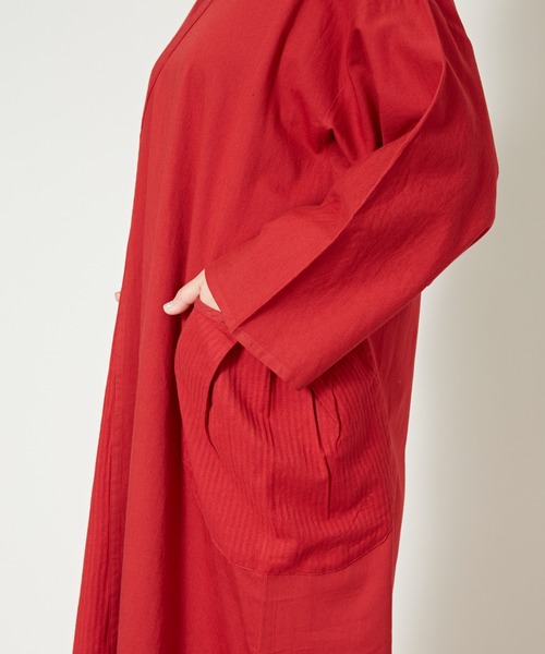 カヤ(カヤ)の「【カヤ】単衣(ひとえ)貫頭衣ワンピース(ワンピース・レディース・ブラック/レッド/ブルー・FREE)」の15枚目の写真