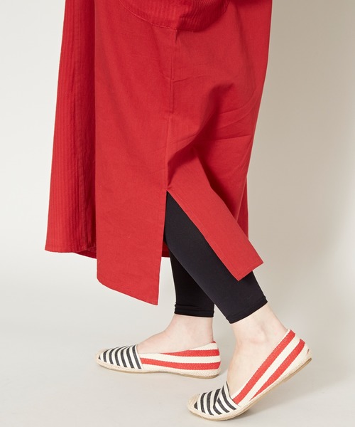 カヤ(カヤ)の「【カヤ】単衣(ひとえ)貫頭衣ワンピース(ワンピース・レディース・ブラック/レッド/ブルー・FREE)」の16枚目の写真