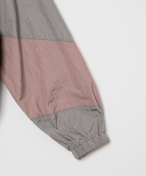 WEGO（ウィゴー）の「WEGO/レトロカラージップブルゾン（ブルゾン・レディース・パープル/ネイビー/ピンク・FREE）」の5枚目の写真