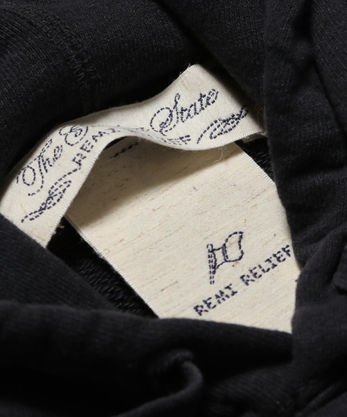 REMI RELIEF（レミレリーフ）の「REMI RELIEF/レミレリーフ T/C裏毛 プルオーバーパーカー（パーカー・レディース・ベージュ/サーモンピンク/オフホワイト/ブラック・S/M/L）」の5枚目の写真