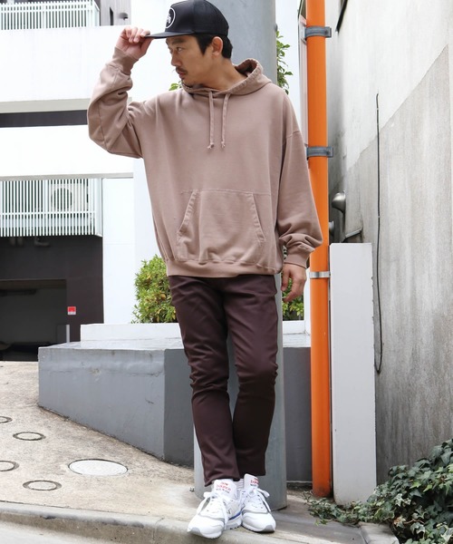 REMI RELIEF（レミレリーフ）の「REMI RELIEF/レミレリーフ T/C裏毛 プルオーバーパーカー（パーカー・レディース・ベージュ/サーモンピンク/オフホワイト/ブラック・S/M/L）」の13枚目の写真