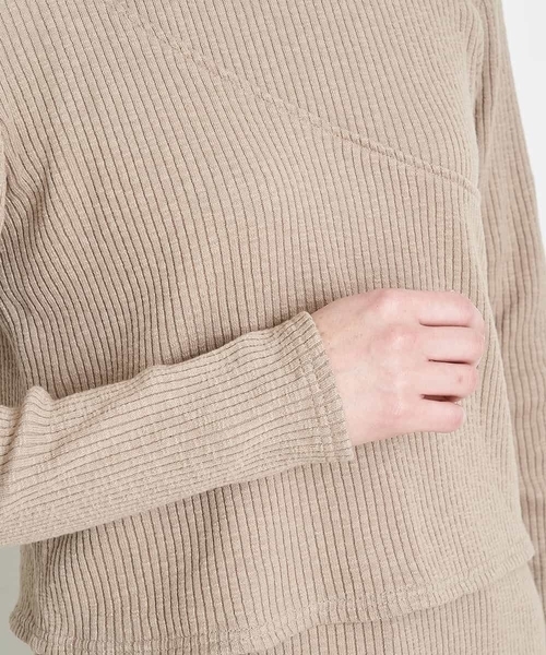 a.v.v(アーヴェヴェ)の「レイヤードカットソー(Tシャツ/カットソー・レディース・ブラック/ベージュ・34/38/36/40/42)」の15枚目の写真