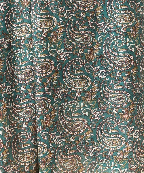 Bou Jeloud（ブージュルード）の「Made in INDIA◆オリエンタル柄・パネル柄・リゾート柄ノースリーブリゾートマキシワンピース（ワンピース・レディース・イエロー/グリーン/ブラウン・38）」の11枚目の写真