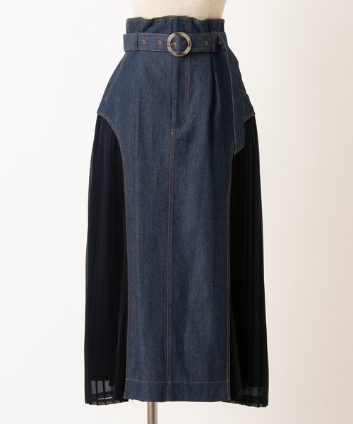 one after another NICE CLAUP（ワンアフターアナザーナイスクラップ）の「サイドプリーツスカート（スカート・レディース・パープル/ブルー系その他/ベージュ・FREE）」の21枚目の写真