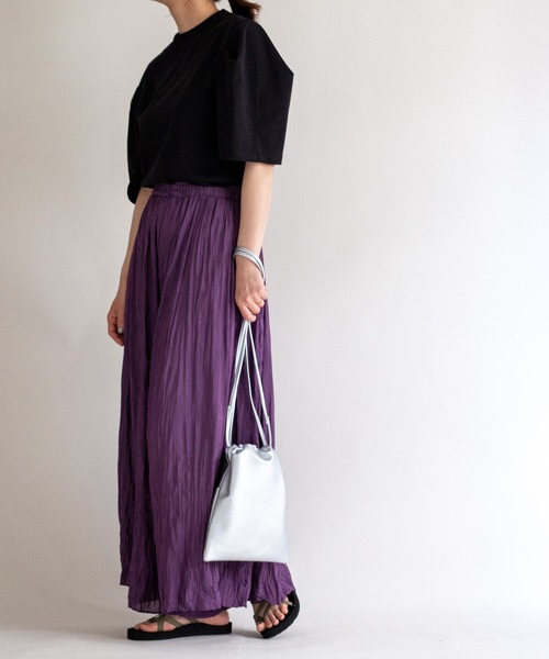 ottilie（オティーリエ）の「巾着ショルダーバッグ（ショルダーバッグ・レディース・ベージュ/シルバー/ゴールド/グレイッシュベージュ/グレー・FREE）」の13枚目の写真