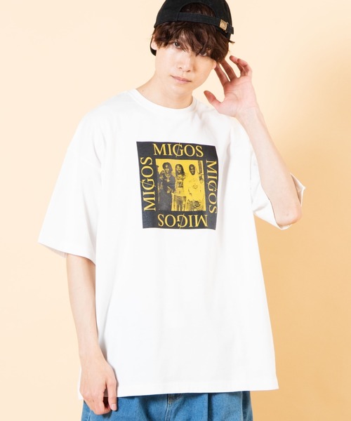 超希少 Migos Culture レコード限定ミーゴス raptee tシャツ Hip HOP(ヒップホップ) Rap tシャツ-MIGOS(ミーゴス) Tシャツ