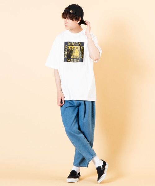 WEGO（ウィゴー）の「∴WEGO/Migos 別注Tシャツ（Tシャツ/カットソー・メンズ・ホワイト/ブラック・MEDIUM/LARGE）」の13枚目の写真