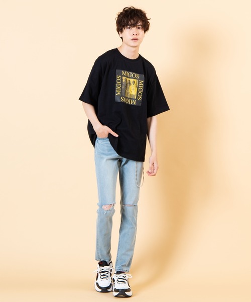 WEGO（ウィゴー）の「∴WEGO/Migos 別注Tシャツ（Tシャツ/カットソー・メンズ・ホワイト/ブラック・MEDIUM/LARGE）」の18枚目の写真