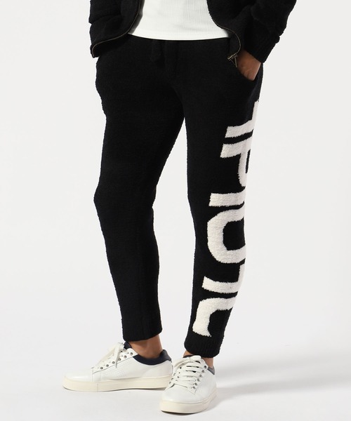 日本最大の大好評ブランド Relax Relax 1piu1uguale3 Relax ウノピュウノウグァーレトレリラックス のファッション 1piu1uguale3 パンツ ロゴニットロングパンツ スウェットパンツ 1piu1uguale3 スウェットパンツ