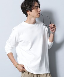 NANO universe | 《イヤな臭いを軽減》Anti Smell クルーネックロングスリーブTシャツ(Tシャツ/カットソー)