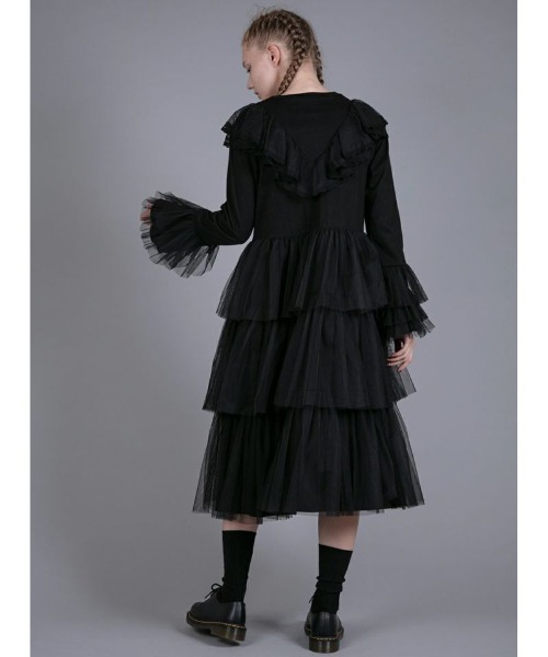 Candy Stripper（キャンディストリッパー）の「IN YOUR DREAM ドレス（ワンピース・レディース・アイボリー/ブラック・2）」の3枚目の写真