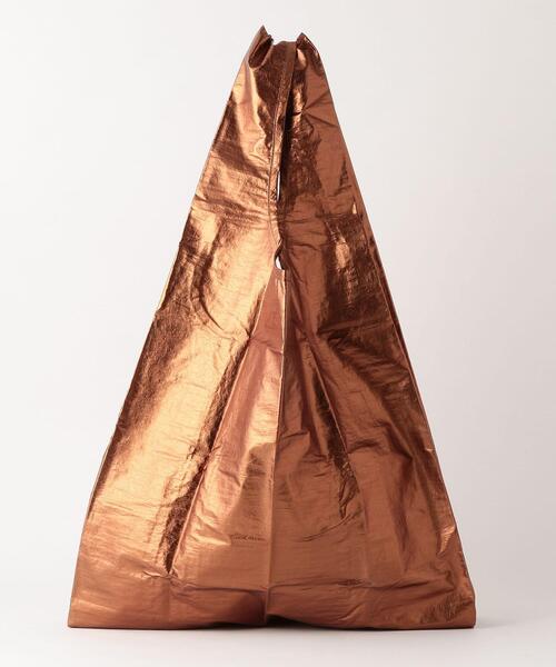 BAGGU(バグー)の「◆BAGGU(バグゥ)STANDARD/ メタリック(エコバッグ/サブバッグ・キッズ・シルバー/その他1/オレンジ系その他/ゴールド/オリーブ/ライトピンク・FREE)」の4枚目の写真