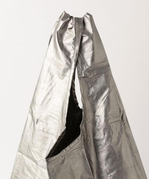 BAGGU(バグー)の「◆BAGGU(バグゥ)STANDARD/ メタリック(エコバッグ/サブバッグ・キッズ・シルバー/その他1/オレンジ系その他/ゴールド/オリーブ/ライトピンク・FREE)」の9枚目の写真