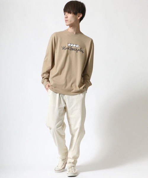 SITRY（シトリー）の「スモーキーカラー テーパード イージーパンツ（その他パンツ・メンズ・オフホワイト/グレー/ブラック/モカ/グリーン・M/L）」の8枚目の写真