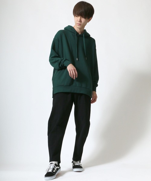 SITRY（シトリー）の「スモーキーカラー テーパード イージーパンツ（その他パンツ・メンズ・オフホワイト/グレー/ブラック/モカ/グリーン・M/L）」の11枚目の写真