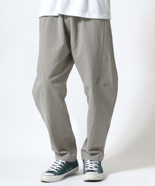 SITRY（シトリー）の「スモーキーカラー テーパード イージーパンツ（その他パンツ・メンズ・オフホワイト/グレー/ブラック/モカ/グリーン・M/L）」の13枚目の写真