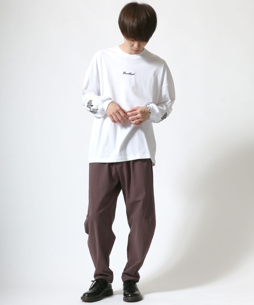 SITRY（シトリー）の「スモーキーカラー テーパード イージーパンツ（その他パンツ・メンズ・オフホワイト/グレー/ブラック/モカ/グリーン・M/L）」の18枚目の写真